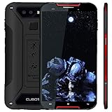 CUBOT Outdoor Smartphone ohne Vertrag Quest Lite, 4G LTE 5 Zoll HD Display,IP68 Wasserdicht Android 9.0 Sport Handy, 3GB Ram+32GB Rom Dual SIM Dual Kamera 13M / 8MP, Schwarz+Rot (Generalüberholt)