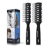 Kaiercat Professionelle Herrenhaarbürste - Tolle Styling- und Föhnbürste Haarbürsten für zurückgeglättete, belüftete Haarbürsten-Set für Männer & F