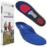 COLOMAX - WALKING - Einlegesohlen ideal für Wandern und Alltag - Optimale Dämpfung - Maximaler Halt - Für Damen & Herren (39-42 EU)