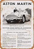 None Brand Aston Martin Blechschild Retro Metall Wanddekor Tin Zeichen Vintage Plaque Wandaufkleber Geschenk Yard Bar Pub Cafe Home D