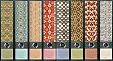 8er Set breite Ordnerrücken Pattern Ordner Etiketten Ordneraufkleber Aufkleber Deko 321 322