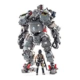 LYCH Soldat Actionfigur 1/25, Action Figuren Modell Beweglich Figuren Taktischer Mecha mit Soldat Modell Spielzeug - Dark Source Stahlknochen Schwerer M