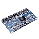 Gkhowiu Controller Karte Motherboard Sata Erweiterungs Karte 1 Bis 5 Anschluss Sata3.0 6 Gbit/S Multiplier Sata Anschluss Riser Karten Für Comp