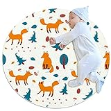 AIBILI Teppich weicher Bodenbelag fürs Wohnzimmer, Kinderzimmer, Schlafzimmer und die Küche geeignet Schlaue Fü