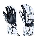 Blingko Handschuhe Herren Damen Herbst früher Winter Laufen Winterhandschuhe Touchscreen Handschuhe Warm Gefüttert Rutschfester Griff Wildlederplüsch Handschuhe W