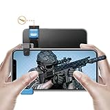 IFYOO MGT108 Mobile Game Controller Gaming Trigger Button kompatibel mit PUBG Mobile/Fortnitee Mobile/Call of Duty Mobile, kompatibel mit Android Phone & iPhone – BlueX1 Stück