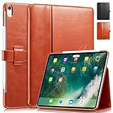 KAVAJ Lederhülle London geeignet für Apple iPad Air 4 10.9' 2020 Hülle Cover Cognac-Braun aus echtem Leder mit Stifthalter. Dünnes Echtleder Smart Case Schutzhülle T