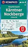 KOMPASS Wanderkarte Biosphärenpark Kärntner Nockberge, Liesertal: 5in1 Wanderkarte 1:50000 mit Panorama, Aktiv Guide und Detailkarten inklusive Karte ... Skitouren. (KOMPASS-Wanderkarten, Band 66)