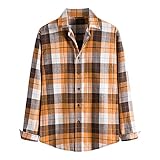 FACAIAFALO Cord Hemd Herren Langarm Corduroy Jacke Freizeithemd Einfarbig Hemd Männer Vintage Langarmshirt Basic Casual Revers Vintage Attraktive Streetwear Jacken Bluse Top Lang