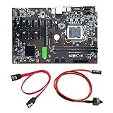 Meipai Computer Motherboard, B250 BTC 12P 12x PCI-E Grafiksteckplatz LGA 1151 DDR4 16GB SATA3.0 RJ45 VGA für BTC Miner Mining