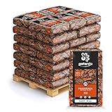 GALAMIO Pinienrinde Pinienmulch Rindenmulch Pinie Mulch Garten Dekor Pinus Pinea Natur Mittelmeer Kiefer Grob 25-40mm 70l x 36 Sack 2.520l / 1 Palette Palig