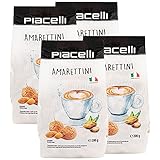 Amarettini 4er Pack 4 x 200 g italienisches Gebäck Amarttini di Saronno Makronen Kekse Amaretti Aprikosenk