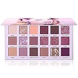 Ucanbe 18 Farben Lidschatten Palette Matt Schimmer Glitzer Lidschatten hochpigmentierte Augenschatten Makeup