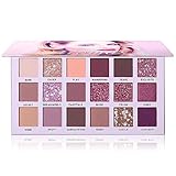 Ucanbe 18 Farben Lidschatten Palette Matt Schimmer Glitzer Lidschatten hochpigmentierte Augenschatten Makeup