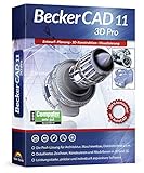 BeckerCAD 11 3D PRO für Windows 11 10 8 7 | Cad-Software für Architektur, Maschinenbau, Modellbau und Elektrotechnik | 3D Zeichenprogramm kompatib