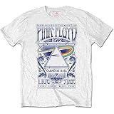 Pink Floyd Carnegie Hall Poster offiziell Männer T-Shirt Herren (X-Large)