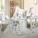 JFAFJ Flanelldecke für Erwachsene Vintage & Umschlag Therapiedecke mit Warm Mikrofaser-Bezüge, Anti Stress und für besseren Schlaf 70x100