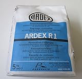 ARDEX R1 Renovierungsspachtel 5kg mit ARDURAPID-EFFEKT. Enthält Zement. Zum Glätten und Spachteln von Wand- und Deckenflächen im Renovierungs- und Neubaub