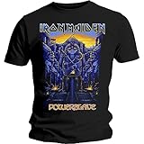 Iron Maiden Herren T-Shirt Dark Ink Powerslaves Schw