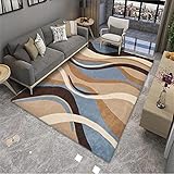Kunsen Kitchen Der einfache geometrische Wohnzimmer-Schlafzimmer-Nachtteppich-Großhandel kann angepasst Werden modern Kunsen Teppich nach Mass Rutschfester Teppich180x250CM