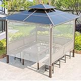 FXLE Jalousien Transparente Rollos for Wohnzimmer, Schlafzimmervorhänge, Jalousien, Winddicht Und Wasserdicht, Geeignet for Haus Und Garten Geeig