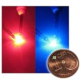 world-trading-net 10 x SMD LED 0603 Bicolor - rot/blau 2-farbig