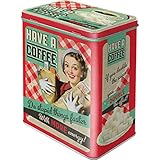 Nostalgic Art Retro L Vorratsdose, Große Kaffee-Dose aus Blech, Say it 50's - Have A Coffee, 3