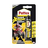 Pattex Repair Extreme, nicht-schrumpfender und flexibler Alleskleber, temperaturbeständiger Reparaturkleber, starker Kleber für innen und außen, 6er Pack (6x20g)