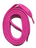 SNORS flache Schnürsenkel PINK 150cm, 7-8mm, reißfest, Polyester, Made in Germany für Sportschuhe Sneaker Turnschuhe und Laufschuhe - ÖkoTex