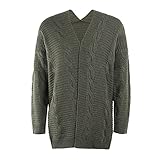 SHOWSHY Damen Jacke Langarm Open Front Strickmantel Strick-Pullover Pulli Herbst Winter Frauen Einfarbig Zopfmuster Lose Sweatjacken Sweatshirt Pullover Casual Elegant Langarmhemd Sweater Cardig
