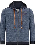 Jan Vanderstorm Herren Sweatjacke Robart blau 2XL (XXL) - 60/62