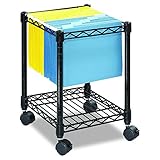 Safco Wire Kompakter, Mobilr Aktenordnerwagen - schw