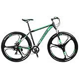 SL Mountainbike X9 grünes Fahrrad 29 Zoll 3 Speichen Fahrrad Federung Fahrrad (Grün)