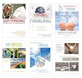 Edition Seidel Set 6 exklusive Karten zur Firmung mit Umschlag (Doppelkarten/Klappkarten mit Briefumschlag)