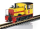 LGB Gartenbahn Coca-Cola Diesellokomotive – L27631, Rangierlok, Epoche III, mit Spitzenlicht, rot-gelbe Lok, Outdoor-Eisenbahn, Spur G
