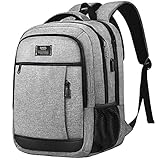 QINOL Laptop Rucksack Herren Rucksack Damen Anti-Diebstahl Rucksack für 15,6 Zoll Laptop Schulrucksack Multifunktion Business Notebook Tasche Wasserdicht mit USB Ladeanschluss für Arbeit R