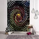 Hexerei Wahrsagerei Tapisserie Mandala Tapisserie Nordic Dekorative Tapisserie Bohemian Hippie Schlafzimmer Tapisserie A16 180x230