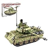 Intee Panzer Spielzeug 858St Militär Tarnung Kampfpanzer Bausteine Panzer Modell kompatibel mit Leg