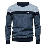 Bestyyo Herren-Pullover mit o-Ausschnitt, weicher, lässiger Pullover für Herren, klassischer Pullover mit geripptem Rand 2142ntprint farbmix six,einfarbig,super Slim,urban mt-7314 Celtic halbarm 092