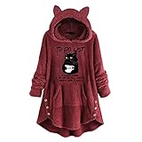 Made Italy Damen blusen sexy top Damen elegant t-Shirt Druck dresswel satisfya Grace Sweatshirt hemdbluse grüner Teufel enzymreinig