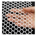 ZXC Kunststoffnetz Zaunnetz Weiß Kunststoffnetz Kindertreppe Sicherheitsnetze Balkon Schutznetz Hühnernetz Vieh Mesh (Color : Mesh0.8mm, Size : 1 * 4m)