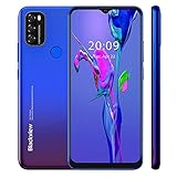 Blackview A70 2021 Handy ohne Vertrag Ggünstig, Android 11 Smartphone, 6,517 Zoll HD + Display, 3GB+32GB, 5380 mAh Akku,13MP+5MP Kamera, Dual SIM 4G, Face ID, GPS, B