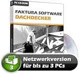 Faktura Software Dachdecker Netzwerkversion für 3 PCs - Rechnungsprog