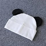 Babymütze Mit Ohren Baumwolle Warm Neugeborenes Zubehör Baby Mädchen Jungen Herbst Wintermütze Für Kinder Kleinkind Kleinkind Beanie Mütze Mädchen Hut -a18-0-12 M