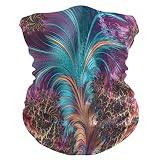 JUMBEAR Mandala Stil Schutzmaske Hals Gaiter Multifunktionstuch Bandana Balaclavas Atmungsaktiv Magic Schal Kopfbedeckung Stirnband für Ootdoor Sport Staub Wind Sonne UV-Schutz für Männer F