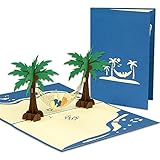 LIN17581, POP UP Karte - 3D Gutschein-Karte - Geschenkgutschein für Urlaub, Reise Erlebnis-Geschenk - Geburtstags-Karte - Klapp-Karte, N341