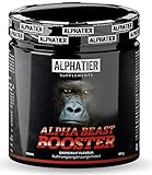 Pre-Workout BOOSTER - hochdosiert + vegan - Alpha Beast Shake - Koffein, Citrullin, L-Arginin, Creatin, ß-Alanin, Betain HCL - ALPHATIER BEASTMODE - Grapefruit-Geschmack 400g