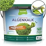 halmland Algenkalk gegen Buchsbaumzünsler- Erstaunliche Stärkung des Buchsbaum mit Prophylaxe und Rettung bei Befall - 5kg Premium Siebung - inkl. Expertentips | Gartenkalk | Bacillus thuring