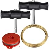 TDDL Auto Windschutzscheiben Entfernungswerkzeug Windschutzscheiben Fenster Entfernungs Werkzeug Kit mit Draht und Griffen Installation Befestigungs S