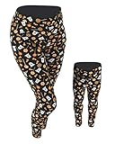 Unique Baby Mommy and Me Leggings mit Halloween-Aufdruck - Schwarz - Damen S